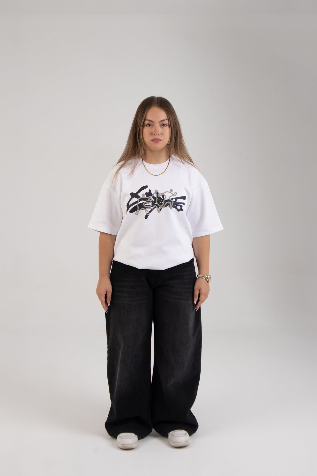 WHITE MOTION T_SHIRT