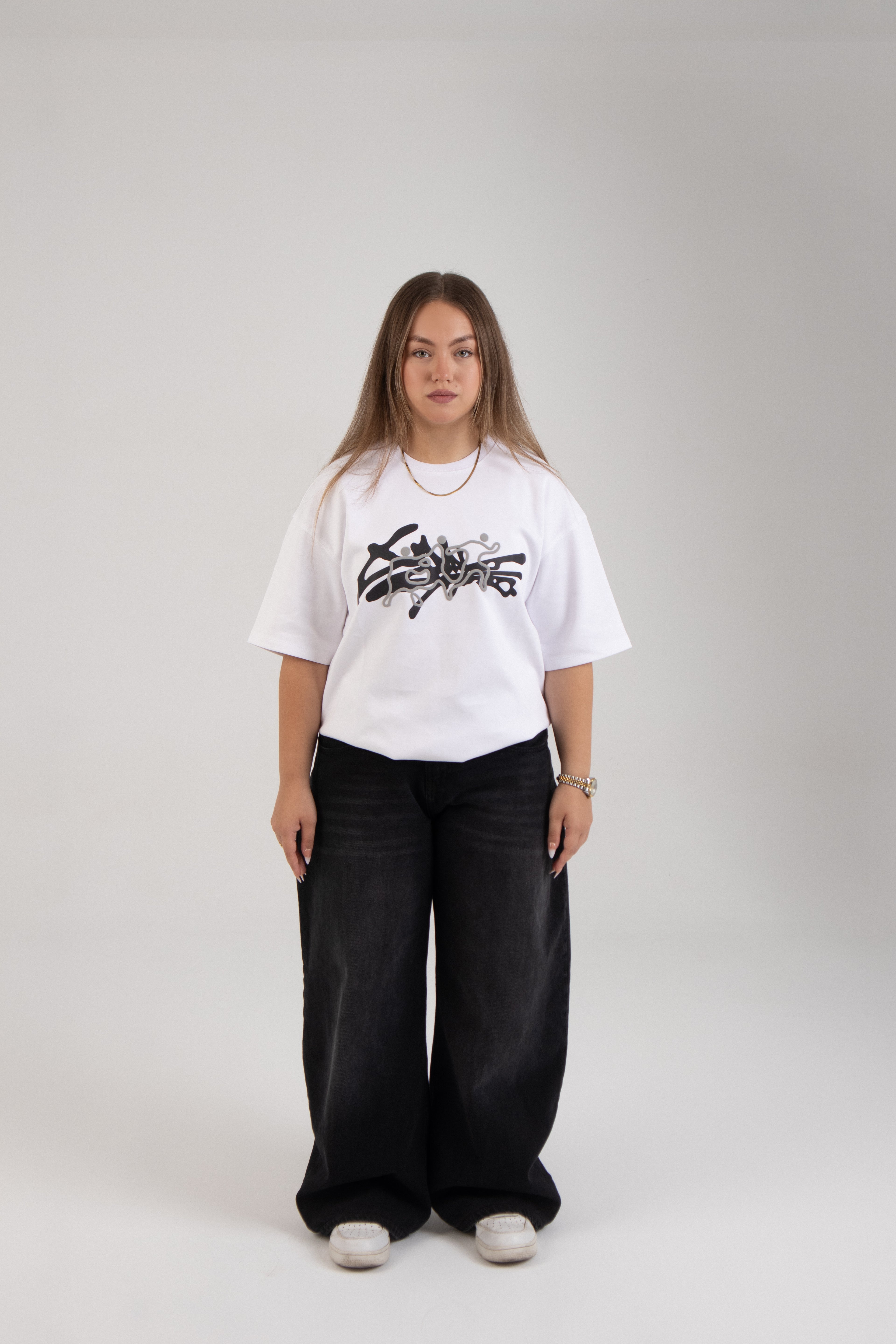 WHITE MOTION T_SHIRT