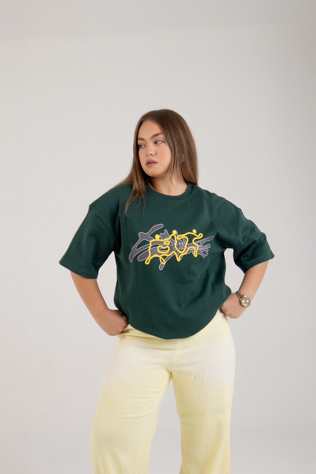 Dark Green Motion T_Shirt