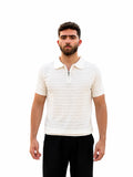 White zipper shirt