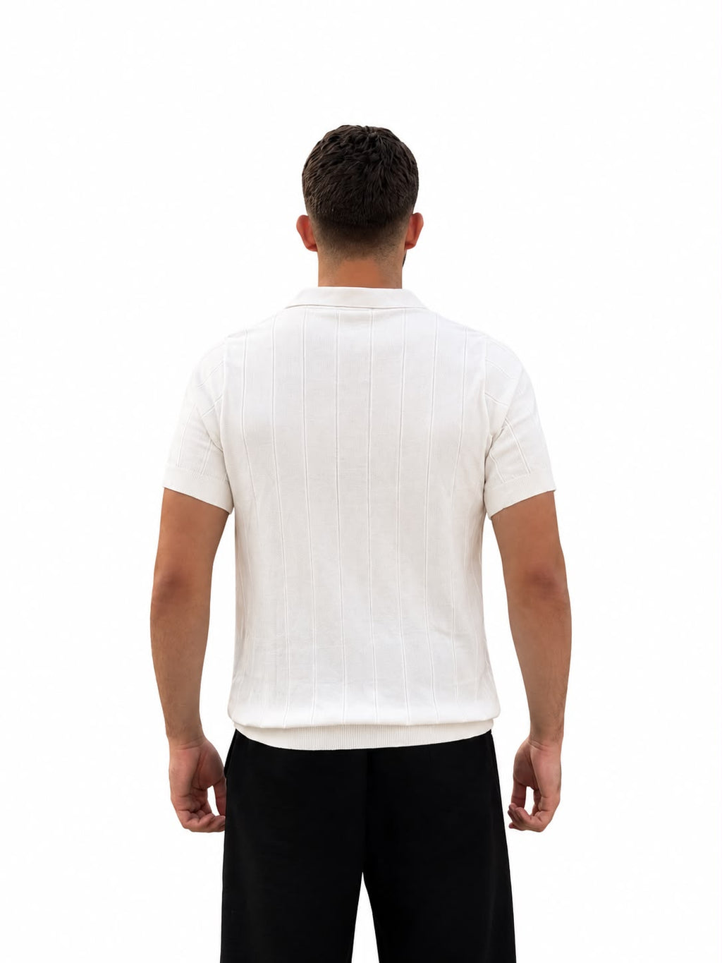 White zipper shirt