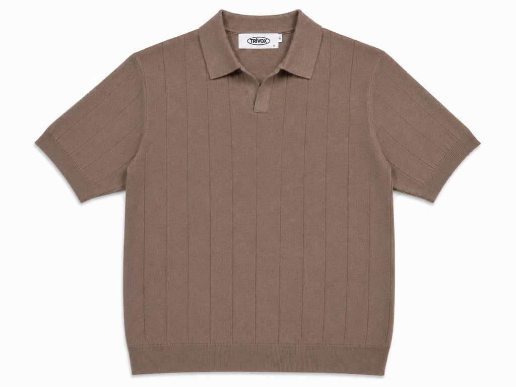 Beige polo shirt